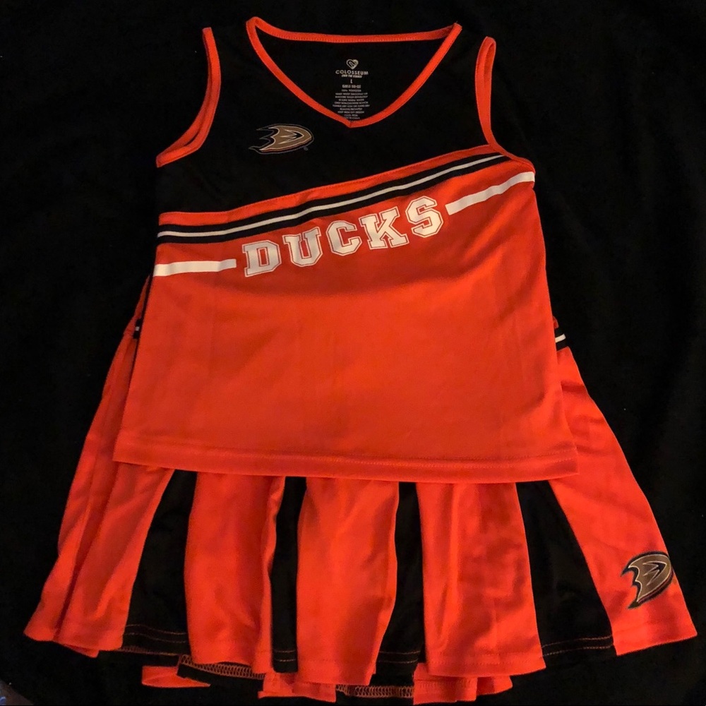 Anaheim Ducks kids cheer outfit